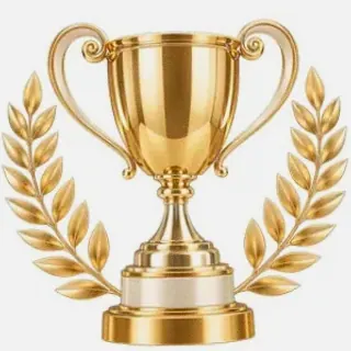 Gold trophy cup — Joe Fortune